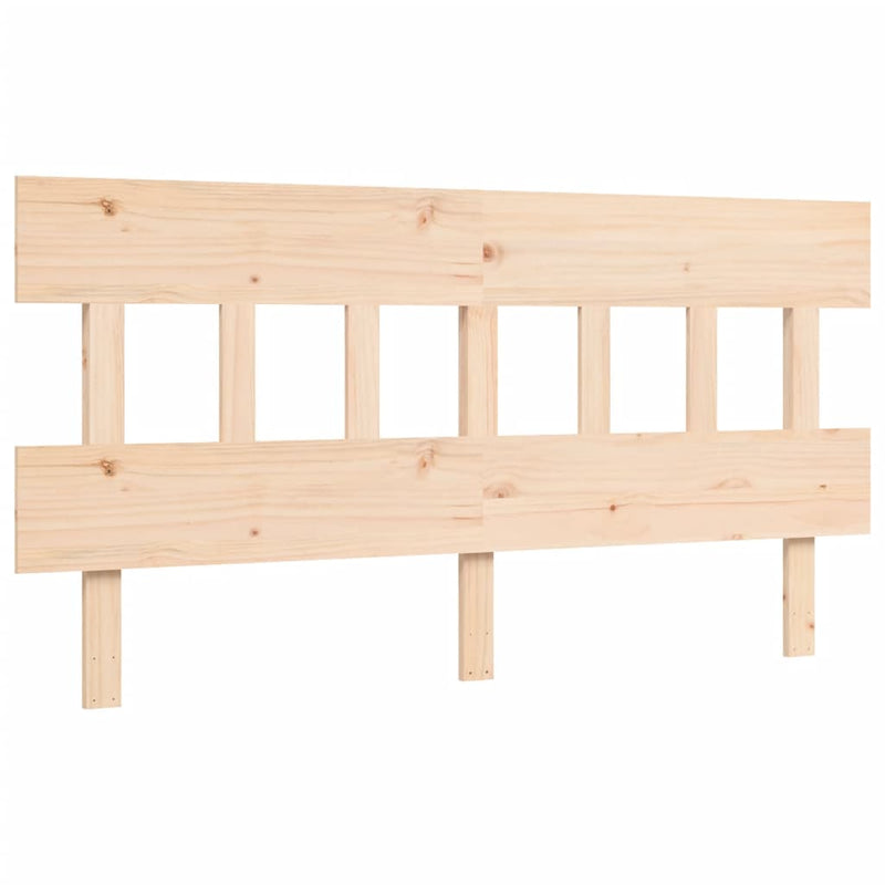 Bed Frame without Mattress 150x200 cm Solid Wood Pine