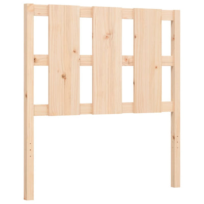 Bed Frame without Mattress 90x190 cm Solid Wood