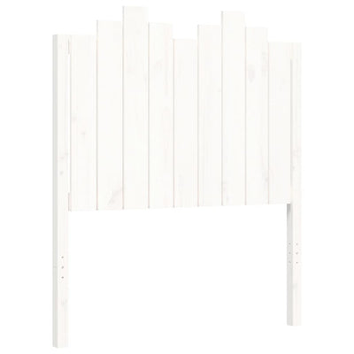 Bed Frame without Mattress White 90x190 cm Solid Wood