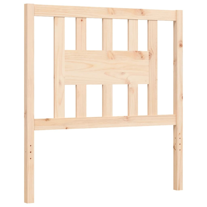 Bed Frame without Mattress 90x190 cm Solid Wood