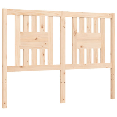 Bed Frame without Mattress 135x190 cm Solid Wood