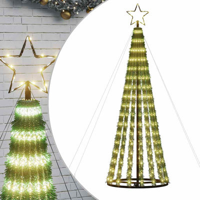 LED Christmas Tree 275 LEDs Warm White 180 cm