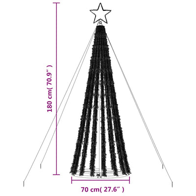 LED Christmas Tree 275 LEDs Warm White 180 cm