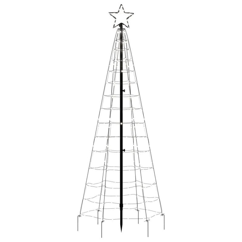 Christmas Tree Light with Spikes 220 LEDs Cold White 180 cm