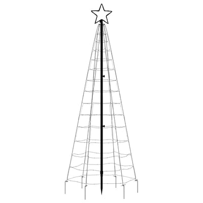 Christmas Tree Light with Spikes 220 LEDs Cold White 180 cm