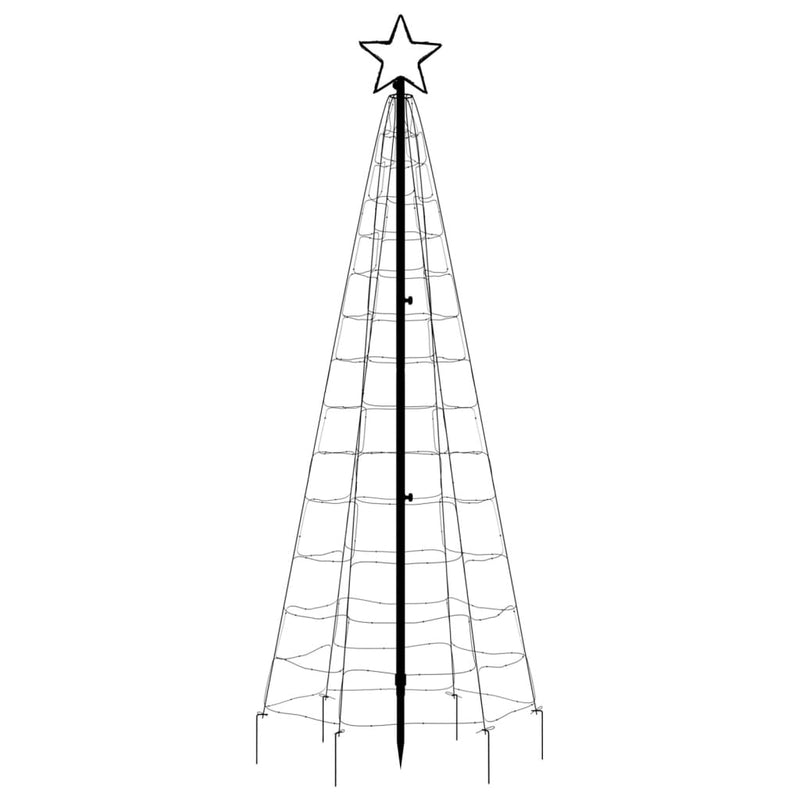 Christmas Tree Light with Spikes 220 LEDs Cold White 180 cm