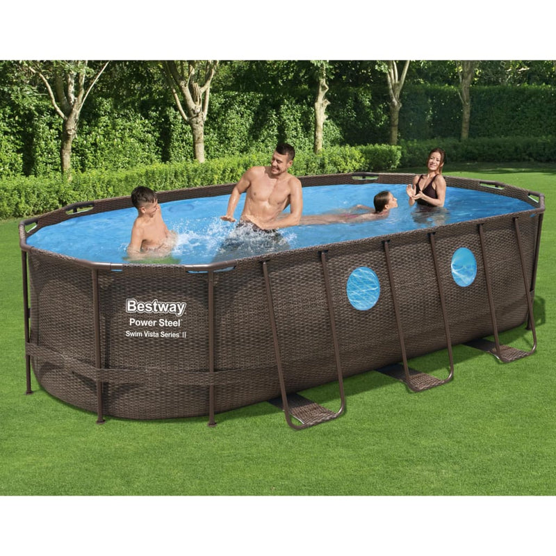 Bestway Power Steel Swimming Pool Set 549x274x122cm