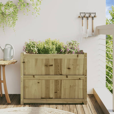 Garden Planter 90x50x70 cm Impregnated Wood Pine