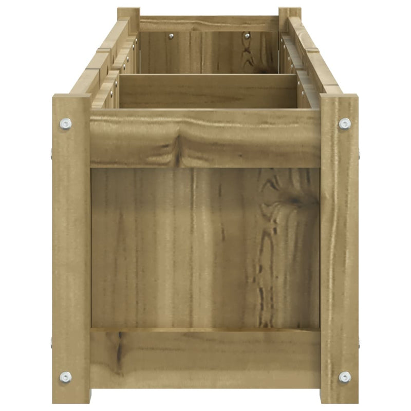 Garden Planter 150x31x31 cm Impregnated Wood Pine