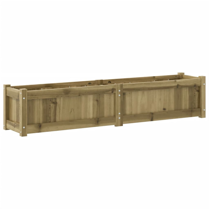 Garden Planter 150x31x31 cm Impregnated Wood Pine