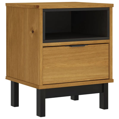 Bedside Cabinet FLAM 40x35x50 cm Solid Wood Pine