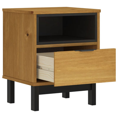 Bedside Cabinet FLAM 40x35x50 cm Solid Wood Pine