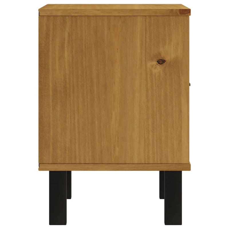 Bedside Cabinet FLAM 40x35x50 cm Solid Wood Pine