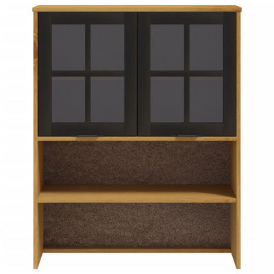 Top for Highboard with Glass Doors FLAM Solid Wood Pine