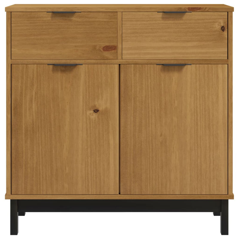 Sideboard FLAM 80x40x80 cm Solid Wood Pine