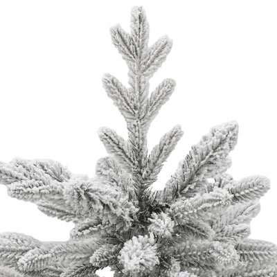 Artificial Hinged Christmas Tree with Flocked Snow 150 cm