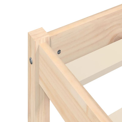 Bed Frame 90x190 cm Solid Wood Pine