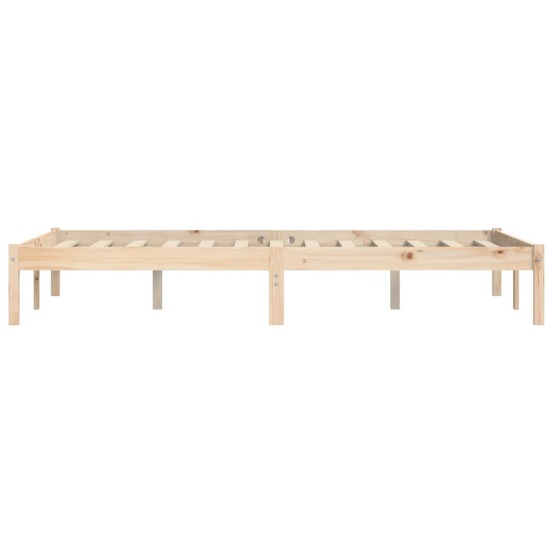 Bed Frame 150x200 cm Solid Wood Pine