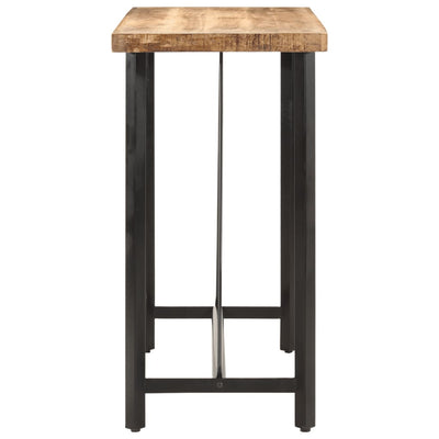 Bar Table 110x55x107 cm Solid Wood Mango and Iron