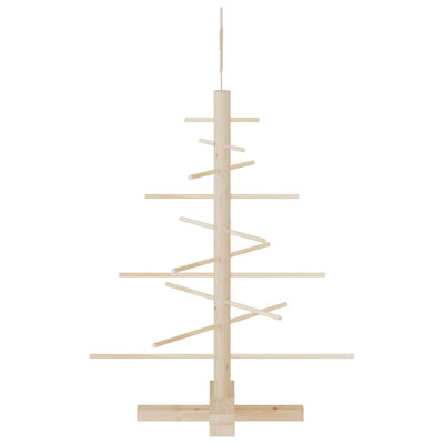 Wooden Christmas Tree for Decoration 75 cm Solid Wood Pine