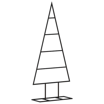 Metal Christmas Tree for Decoration Black 60 cm