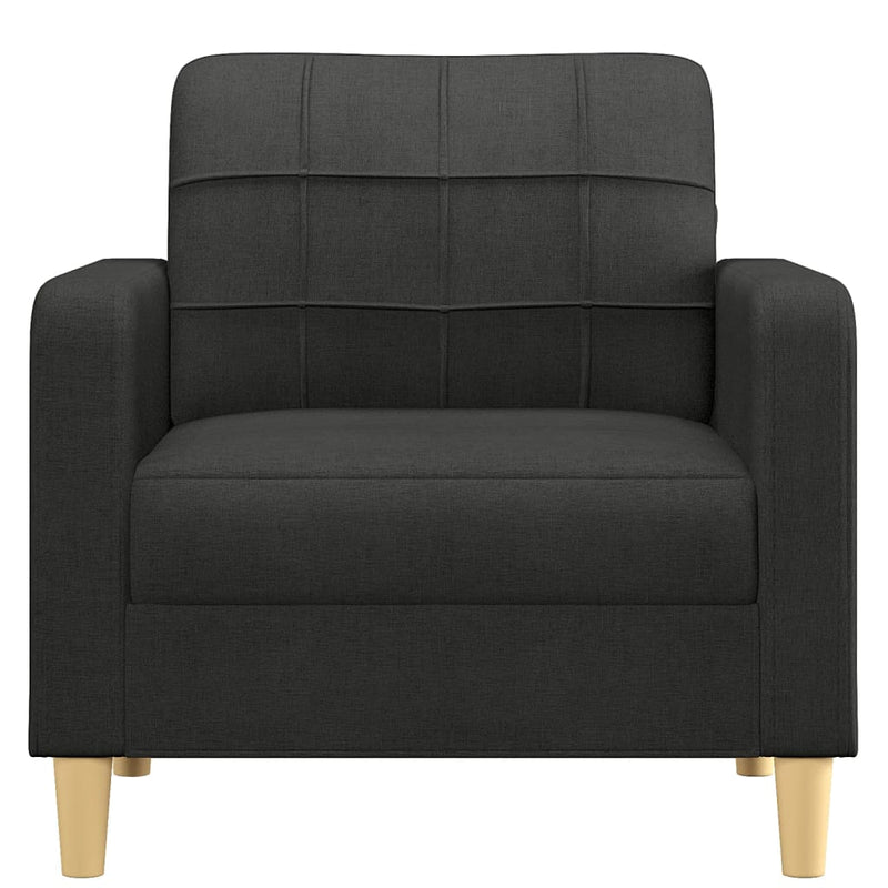 Sofa Chair Black 60 cm Fabric