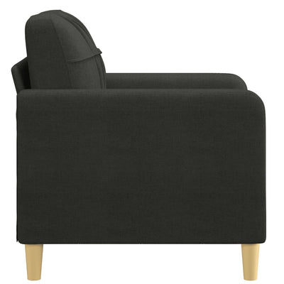 Sofa Chair Black 60 cm Fabric