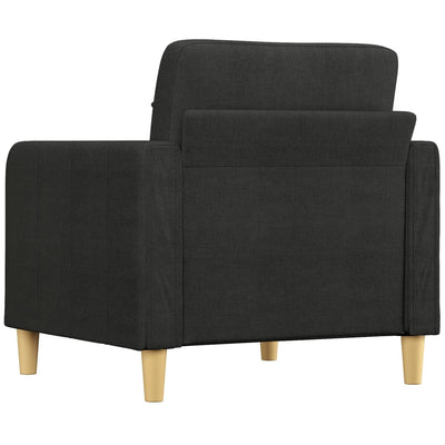 Sofa Chair Black 60 cm Fabric