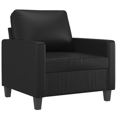 Sofa Chair Black 60 cm Faux Leather