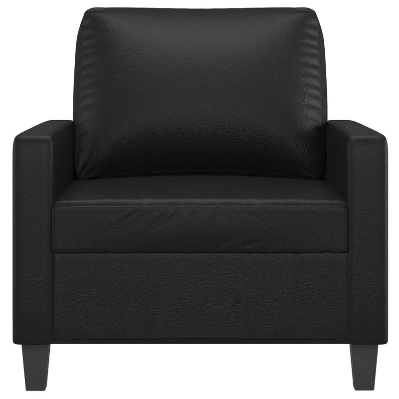 Sofa Chair Black 60 cm Faux Leather