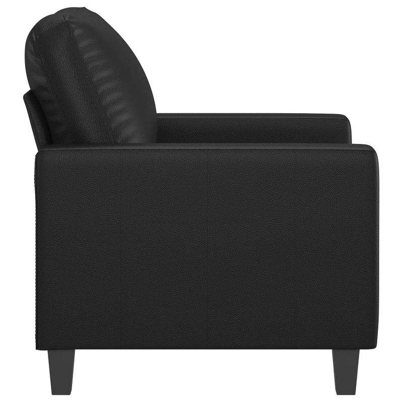 Sofa Chair Black 60 cm Faux Leather