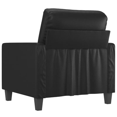 Sofa Chair Black 60 cm Faux Leather