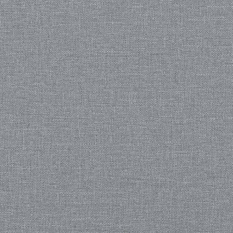 2-Seater Sofa Light Grey 140 cm Fabric