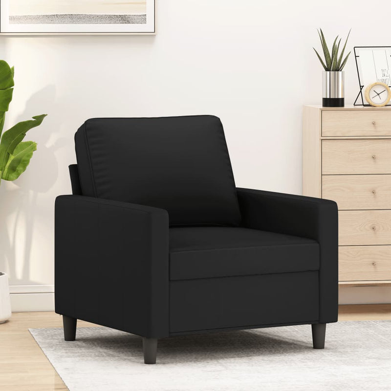 Sofa Chair Black 60 cm Velvet