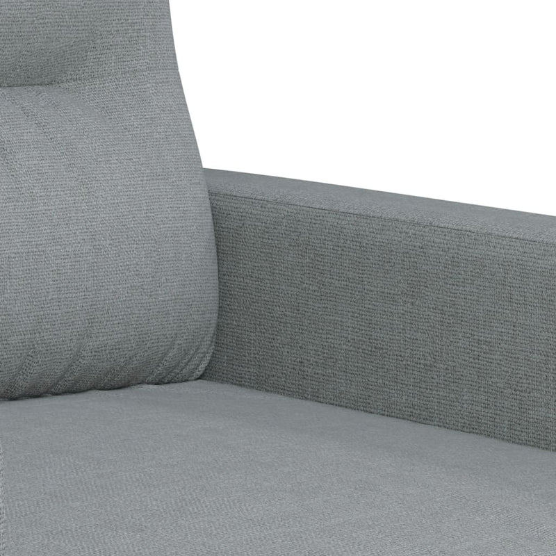 Sofa Chair Light Grey 60 cm Fabric