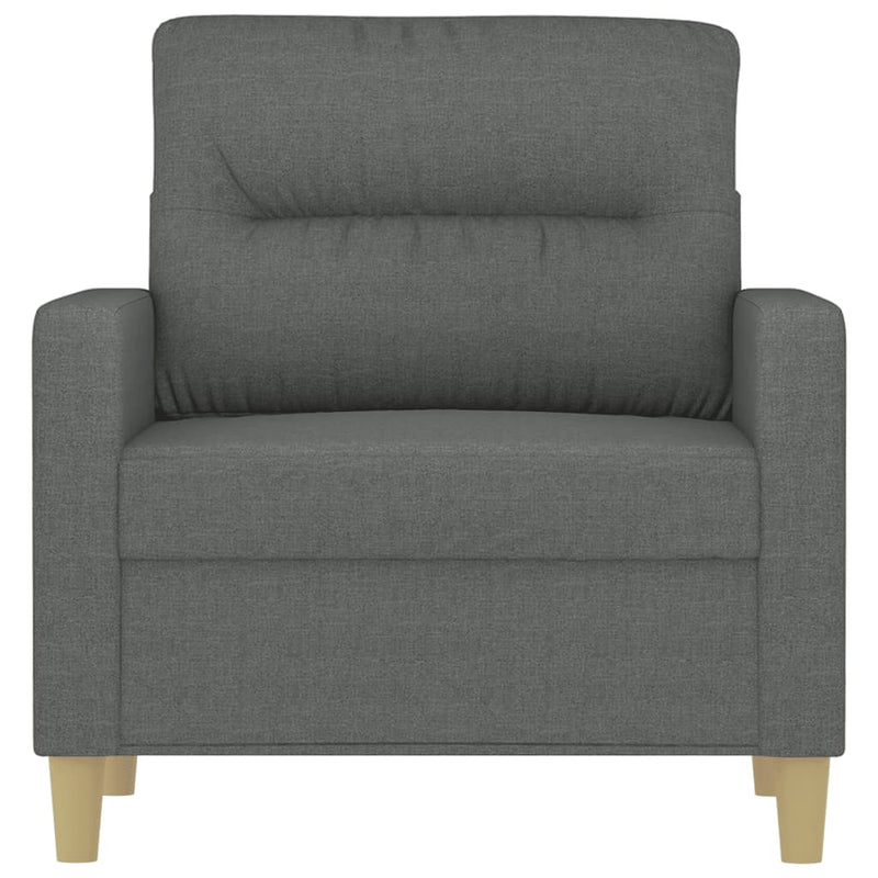 Sofa Chair Dark Grey 60 cm Fabric