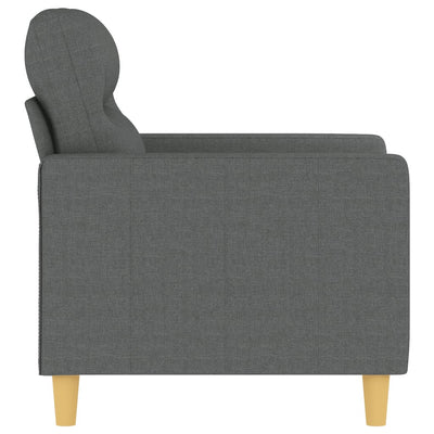 Sofa Chair Dark Grey 60 cm Fabric