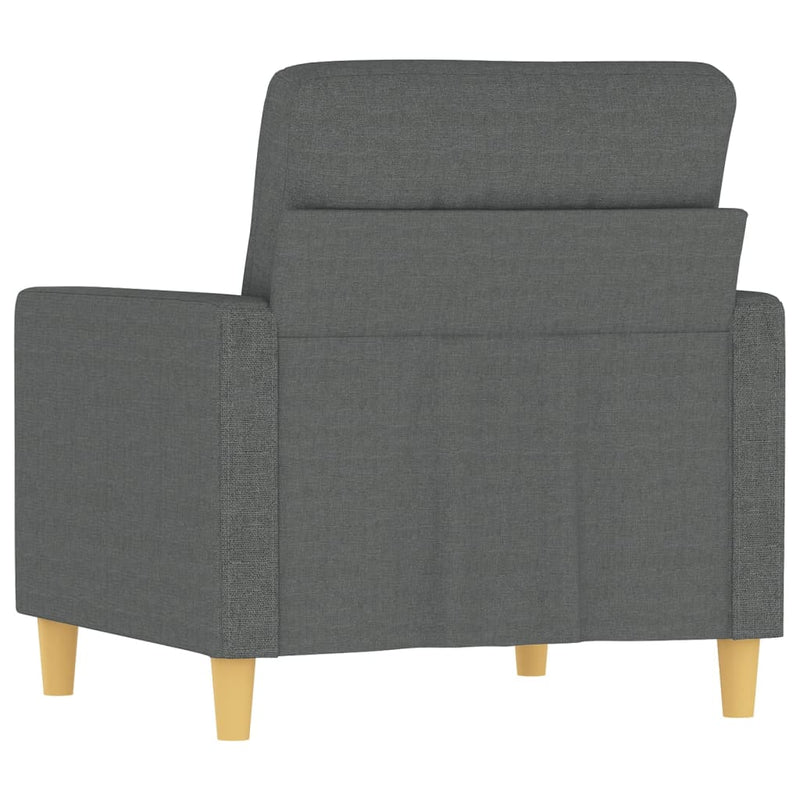 Sofa Chair Dark Grey 60 cm Fabric