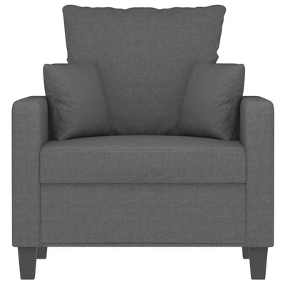 Sofa Chair Dark Grey 60 cm Fabric