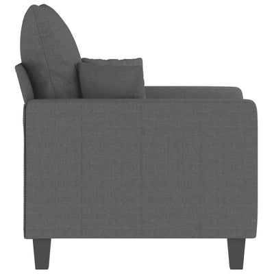 Sofa Chair Dark Grey 60 cm Fabric