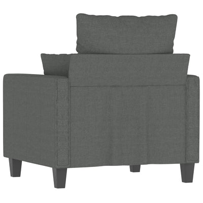 Sofa Chair Dark Grey 60 cm Fabric