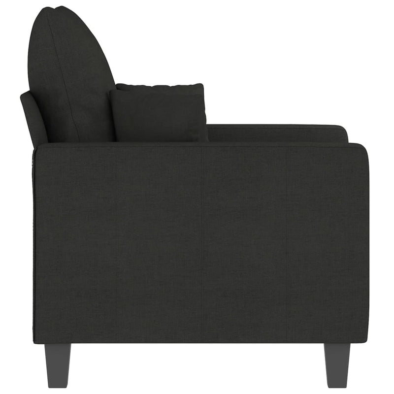 Sofa Chair Black 60 cm Fabric