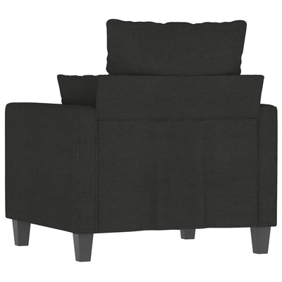 Sofa Chair Black 60 cm Fabric