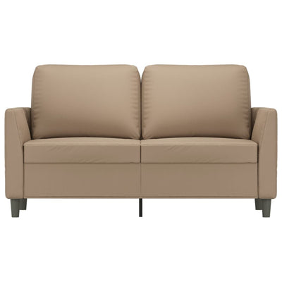 2-Seater Sofa Cappuccino 120 cm Faux Leather