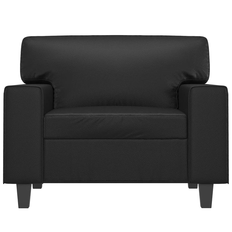 Sofa Chair Black 60 cm Faux Leather