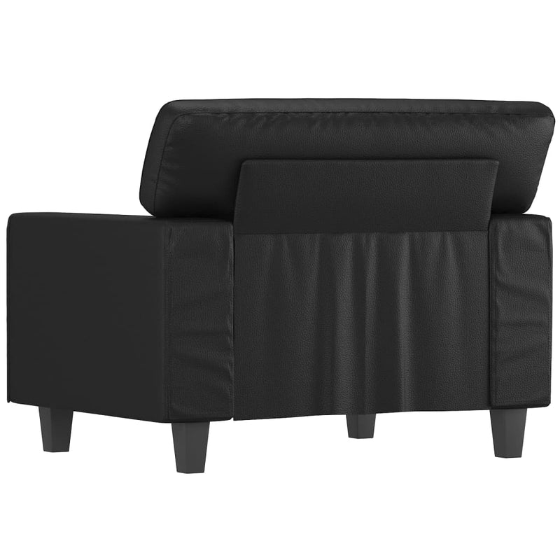 Sofa Chair Black 60 cm Faux Leather