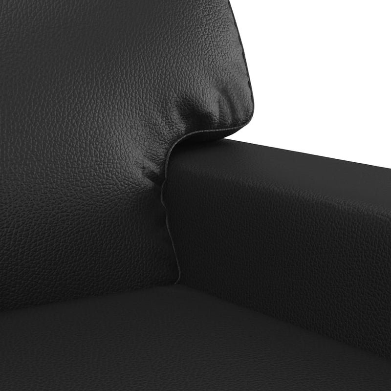 Sofa Chair Black 60 cm Faux Leather