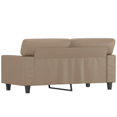 2-Seater Sofa Cappuccino 120 cm Faux Leather