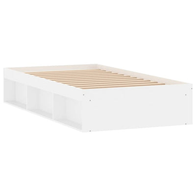 Bed Frame without Mattress White 90x190 cm