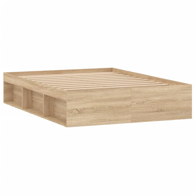 Bed Frame Sonoma Oak 137x187 cm Single Size